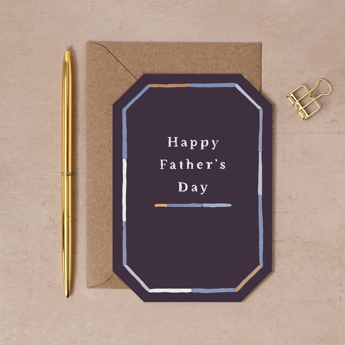 Geometric Father's Day Card from Sister Paper Co.