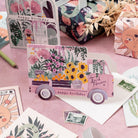 Flower Truck Birthday Card For Her