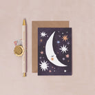 Sleeping Moon Mini Card from Sister Paper Co.