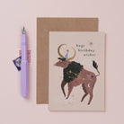 A Taurus birthday card from Sister Paper Co.