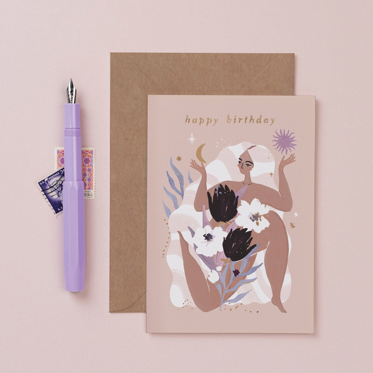 A Virgo birthday card from Sister Paper Co.