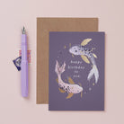 A Pisces birthday card from Sister Paper Co.