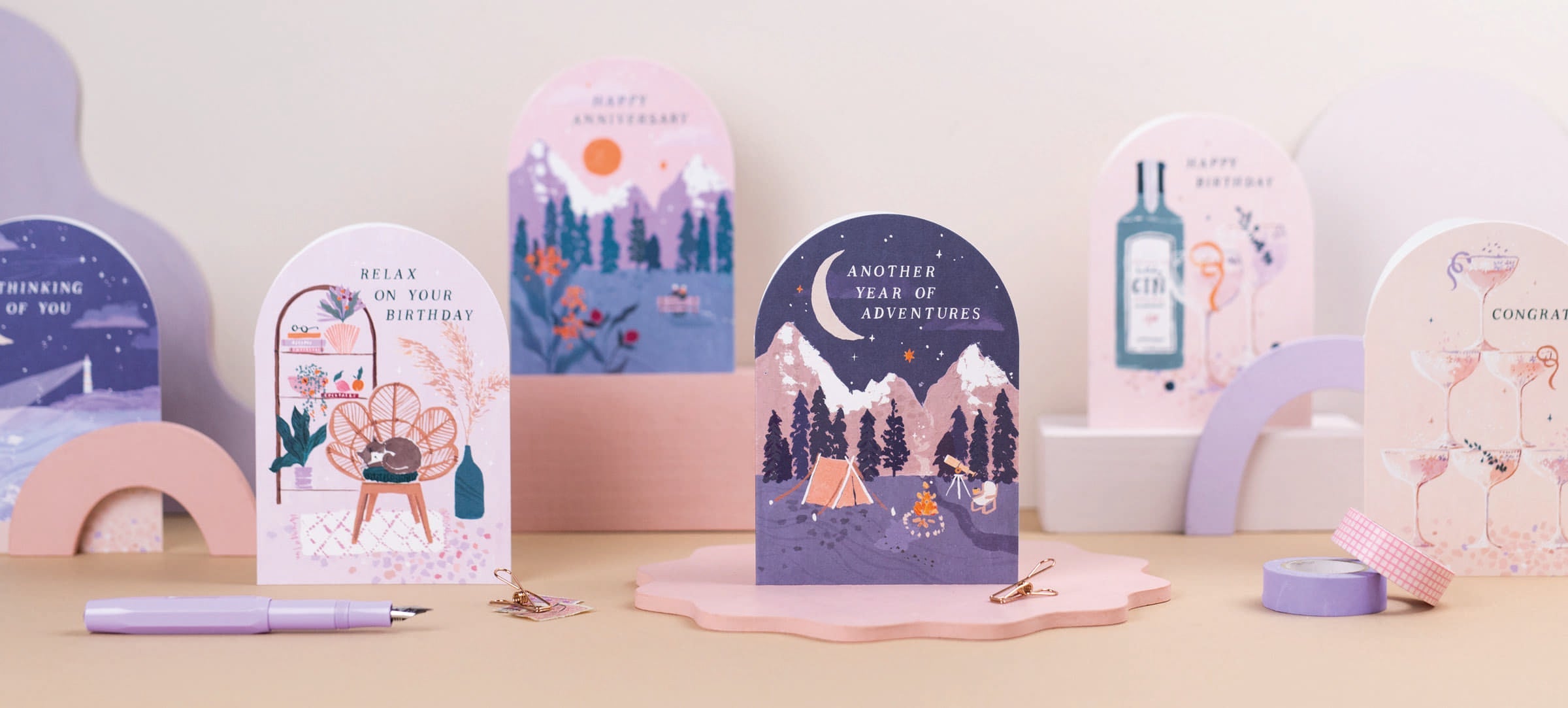 Female greeting cards, birthday cards, thank you cards and all occasion cards from Sister Paper Co. Sustainable stationery, planet conscious and female founded small business.